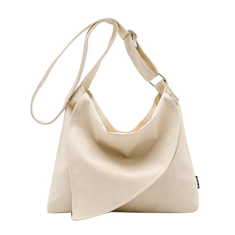 Women's Canvas Crossbody Bag Large Capacity for Spring Summer