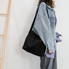 Women's Canvas Crossbody Bag Large Capacity for Spring Summer