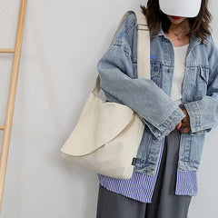 Women's Canvas Crossbody Bag Large Capacity for Spring Summer