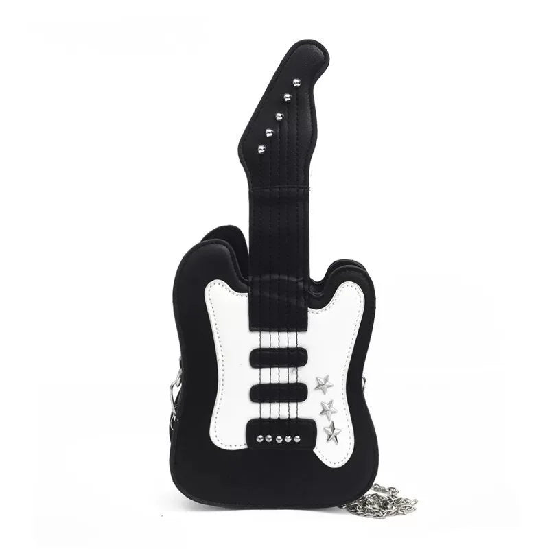 Women's Mini Guitar Shape Crossbody Bag