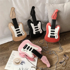 Women's Mini Guitar Shape Crossbody Bag