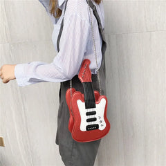 Women's Mini Guitar Shape Crossbody Bag