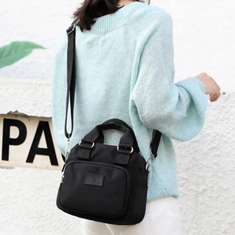 Women's Nylon Shoulder Bag Large Capacity Messenger Tote