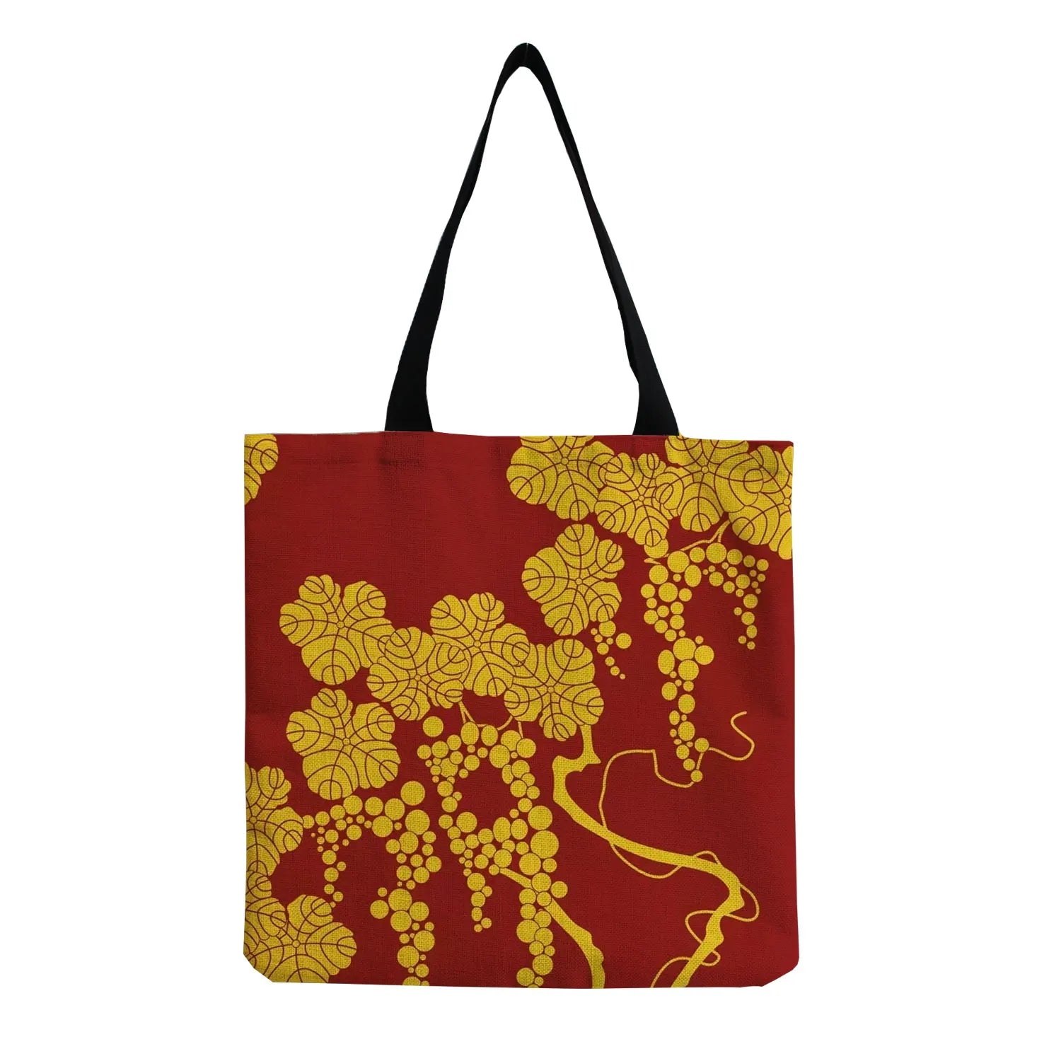 Personalized Japanese Floral Tote Bag Eco-Friendly Shoulder Handbag