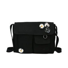 Large-Capacity Canvas Shoulder Bag for Women