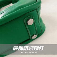 Mini PU Leather Shoulder Bags for Women Casual Solid Square Handbags