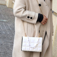 Candy Thick Chain Quilted Shoulder Purses Women Clutch Bags
