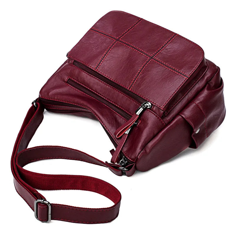 Leather Handbag Women Bags Shoulder Crossbodys Messenger Bags Purses