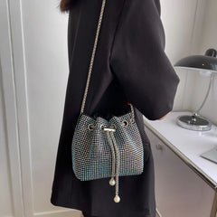 Women's Crossbody Bag Diamond Decorated Tote Bags
