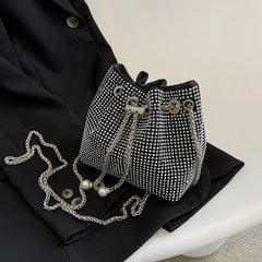 Women's Crossbody Bag Diamond Decorated Tote Bags