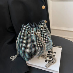 Women's Crossbody Bag Diamond Decorated Tote Bags