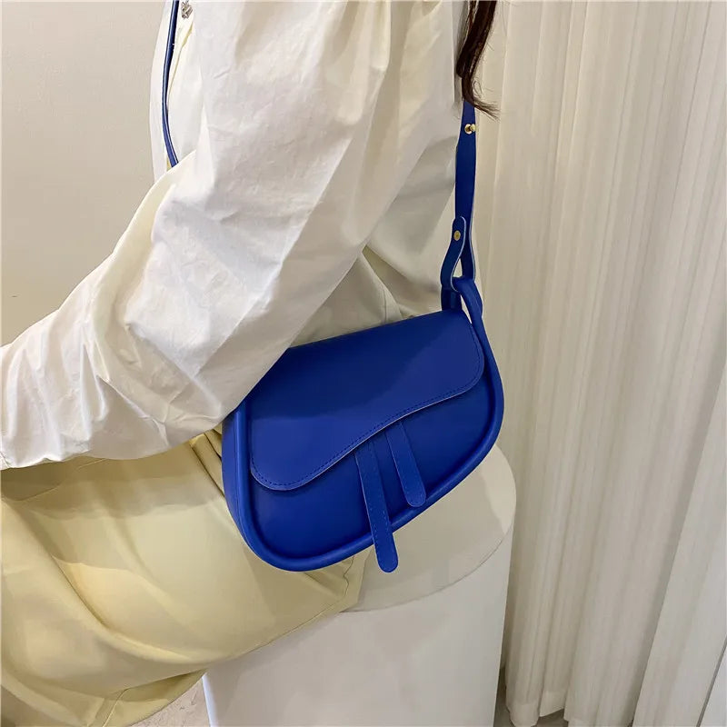 Women's Casual Shoulder Bag Single Shoulder Saddle Bags