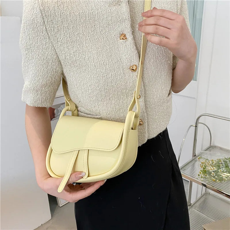 Women's Casual Shoulder Bag Single Shoulder Saddle Bags