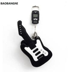Women's Guitar Shape Crossbody Messenger Bag Pu Bag