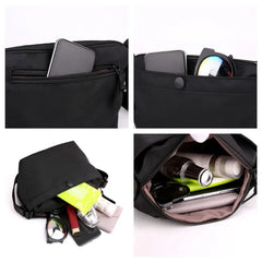 Women's Shoulder Solid Bags High Nylon Handbags Tote Crossbody Top-handle Bags