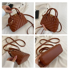 Women's Small Shoulder Tote Bag Crossbody Bags PU Leather Handbags