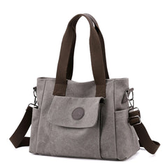 Women's Canvas Shoulder Bag Vintage Tote CrossBody Handbag