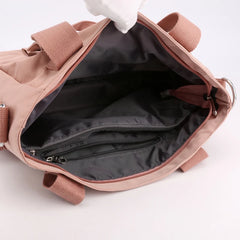 Women's Top-Handle Shoulder Bag Nylon Crossbody Tote Shopping Bag