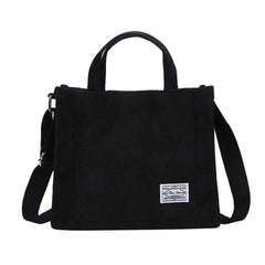 Women's Canvas Corduroy Handbag Shoulder Messenger Bag