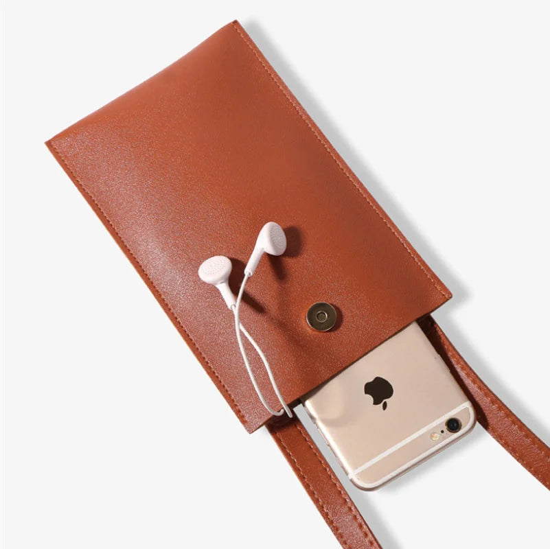 Women's Mini Mobile Phone Wallets Shoulder Messenger Bags Small Purse