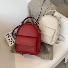 Women's Small Casual Backpack Ladies Large Capacity School Bag