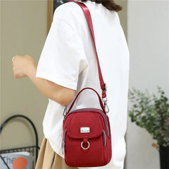 Women's Single Shoulder Bag Durable Fabric Mini Handbag Cross-body Bag