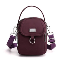 Women's Single Shoulder Bag Durable Fabric Mini Handbag Cross-body Bag