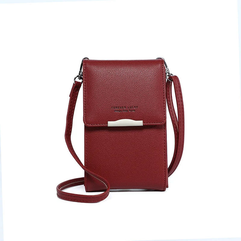 Women's Small Crossbody Bag PU Leather Ladies Shoulder Bags