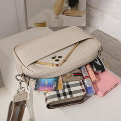 Women's Small Crossbody Shoulder Bags PU Leather Cell Phone Pocket Bag