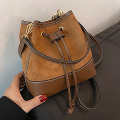 Women's Small PU Leather Crossbody Bag with Short Handle