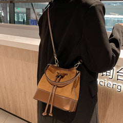 Women's Small PU Leather Crossbody Bag with Short Handle