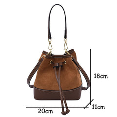 Women's Small PU Leather Crossbody Bag with Short Handle