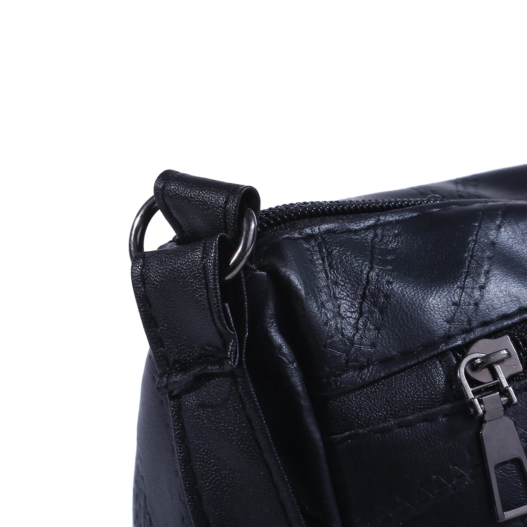 Women's Soft Leather Shoulder Bag Multi-layer Crossbody Bag