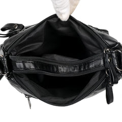 Soft Leather Shoulder Bag Women's Crossbody Satchel Purse Handbag