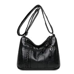 Soft Leather Shoulder Bag Women's Crossbody Satchel Purse Handbag