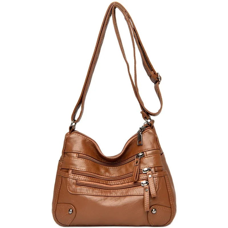 Women's Leather Shoulder Bags Classic Crossbody Bag