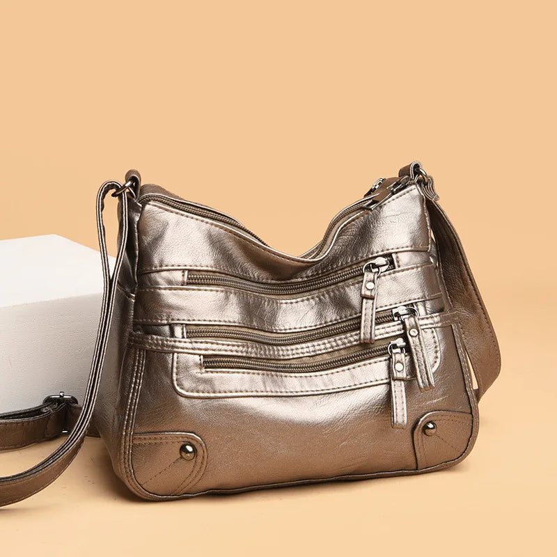Women's Leather Shoulder Bags Classic Crossbody Bag