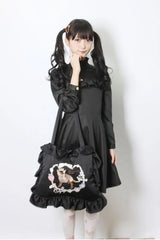 Embroidery Cat Shoulder Bag Hot Japan Lolita Bags Harajuku Pillow Bag