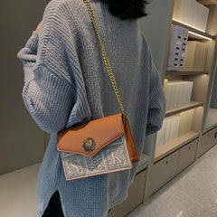 Square PU Leather Waist Bag Large Capacity Crossbody Shoulder Bags