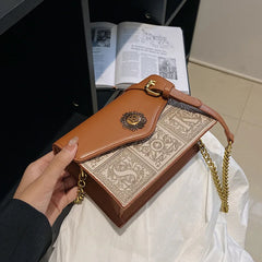 Square PU Leather Waist Bag Large Capacity Crossbody Shoulder Bags