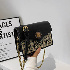 Square PU Leather Waist Bag Large Capacity Crossbody Shoulder Bags