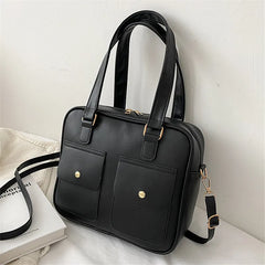 Women's Retro Shoulder Bag PU Leather Tote Crossbody Bag