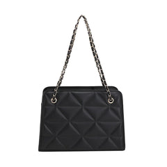 Women's Stylish Bag Spring Texture Chain Messenger Bag Diamond Pattern Bag