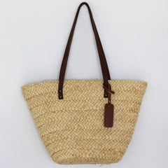 Women's Straw Shoulder Bag Large-capacity Beach Tote Travel Bag