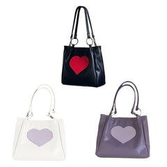 Women's Heart Top Handle Satchel Bag Shoulder Bags PU Handbags