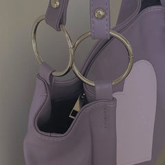 Women's Heart Top Handle Satchel Bag Shoulder Bags PU Handbags