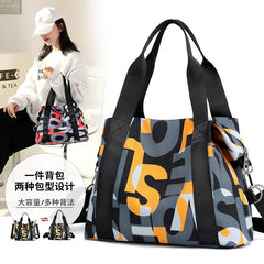 Women's Waterproof Nylon Shoulder Totes Handbag