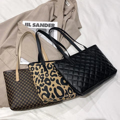 Women's Tote Bag Mommy Large Capacity Shopping Bag Ladies Handheld Shopping Hand