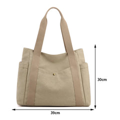 Canvas Shoulder Bag Large-capacity Purses Handbags for Travel Work