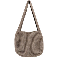 Winter Knitting Tote Bag for Women, Large Shopper Handbag